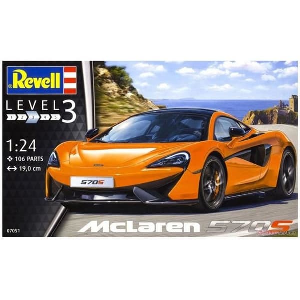 Bilmodell - REVELL - McLaren 570S - 106 stycken - Unik färg