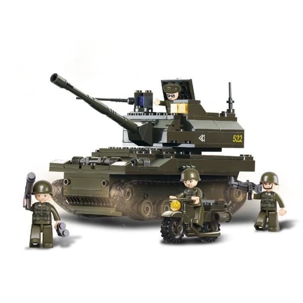 Lego-kompatibla klossar - Konstruktion - Army Series The Tank - Sluban