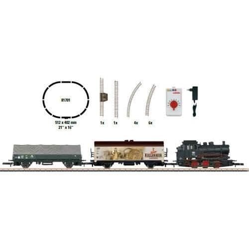 Godståg - MÄRKLIN - 81701 - Skala Z - Startkit - 230 Volt