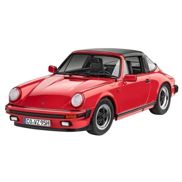 Bilmodell - REVELL - Porsche 911 G - Carrera 3.2 Targa - 114 delar - Unik färg