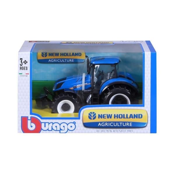 BBURAGO Lantbruksfordon Traktor T7.315 New Holland 1/32:a - Blå