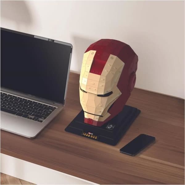 Marvel - IRON MAN HJÄLM - 4D-modell att bygga
