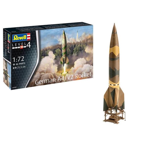 Militär raketmodell: tysk A4/V2-raket