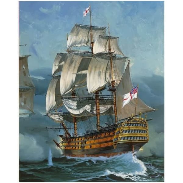 Fartygsmodell - Revell - Model Set - HMS Victory - 269 stycken - Unik färg