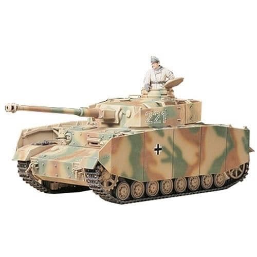 Modellsats - TAMIYA - PANZER IV AUSF. H - Överfallstank - Plast