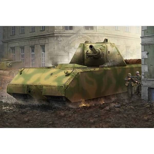 Pz.Kpfw.VIII Maus tankmodell - TRUMPETER - 1/35:e - Plast, Metall - Interiör