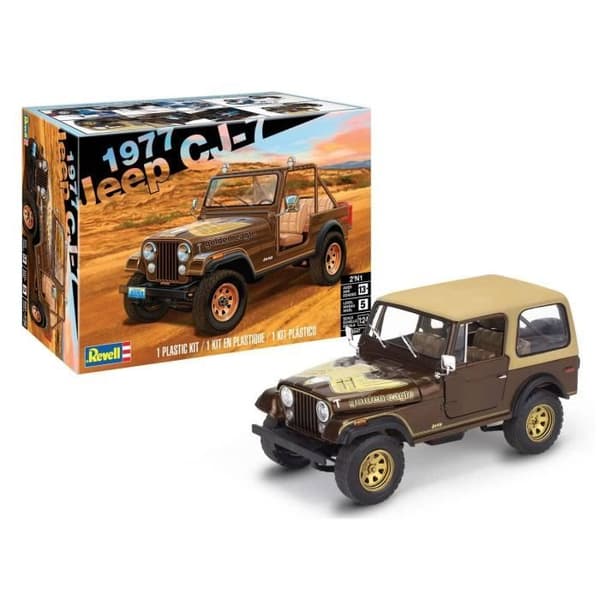 Bilmodell - REVELL - Jeep CJ7 - Skala 1/24 - Nivå 5/5