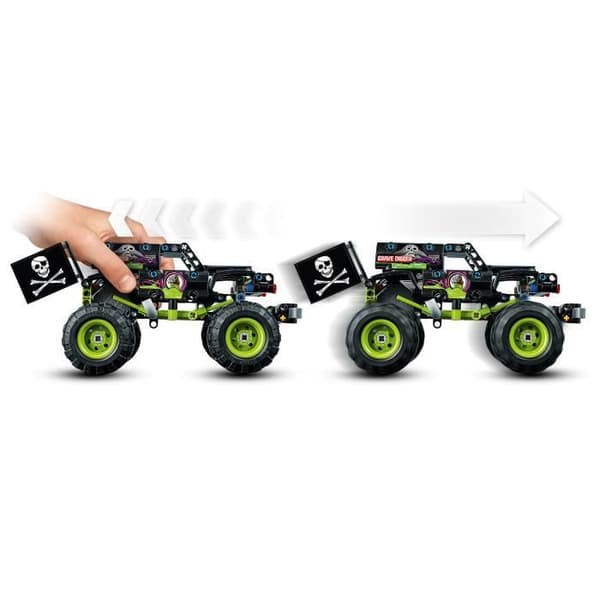LEGO® Technic 42118 Monster Jam gravgrävare, leksaksbil, buggy, stuntbil, 7 år gammal