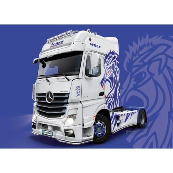 Lastbilsmodell - Mercedes-Benz - ACTROS MP4 Giga Space - Skala 1/24 - Unik färg