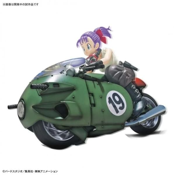 Figurer Plast Model Kit Figur-rise Mechanics Bulma's Variable Nr. 19 Motorcykel 16 - BANDAI - Dragonball Z