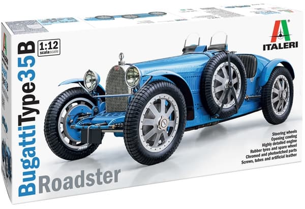 ITALERI 1:12 - Bugatti Type 35B Roadster