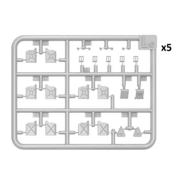 Tyska Jerry Cans WW2 Diorama Model Kit - MiniArt 49004 1/48th
