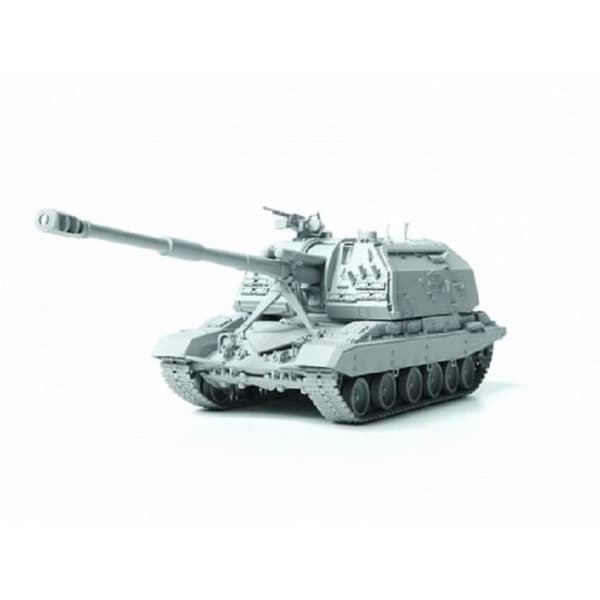 Modellsats - ZVEZDA - Rysk 152 Mm självgående Howitzer Msta-s tank - 1/72:a - Promo