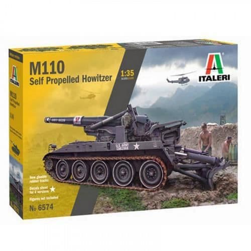Militärmodell Självgående Howitzer M110 - Italeri 6574 - 1/35 + 12 år