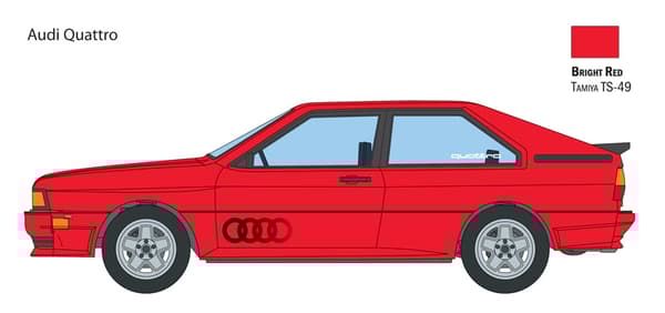 ITALERI 1:24 - Audi Quattro