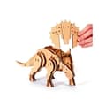 Miniatyrbild 3 av 4: 3D-modell i trä - Triceratops - 55 delar - 31 x 11 x 16 cm - För barn från 8 år