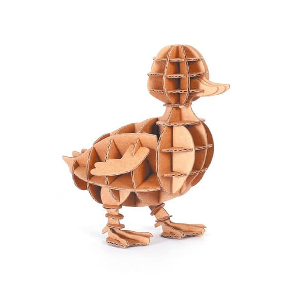3D-modell i kartong - Anka - Barn - Från 8 år - Mixad - Lätt att göra