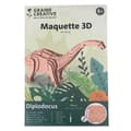 Miniatyrbild 1 av 2: 3D trämodell - Diplodocus - 49 x 10 x 15 cm - 38 st