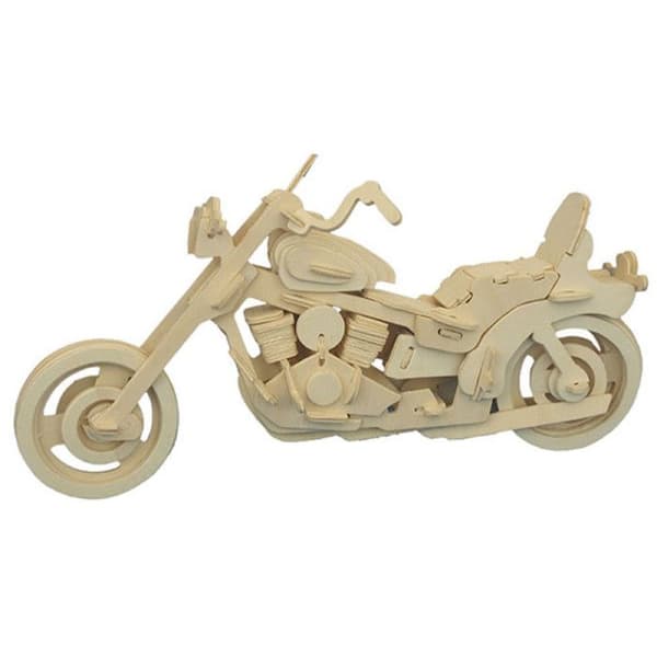 Trämodell Motorcykel