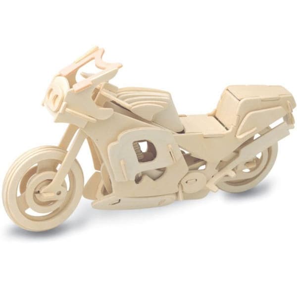 Trämodell Racer motorcykel