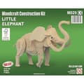 Miniatyrbild 1 av 3: Trämodell Elefant