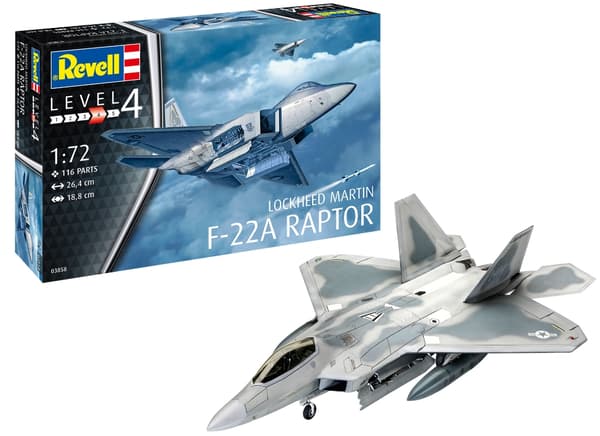 Revell 1:72 - Lockheed Martin F-22A Raptor