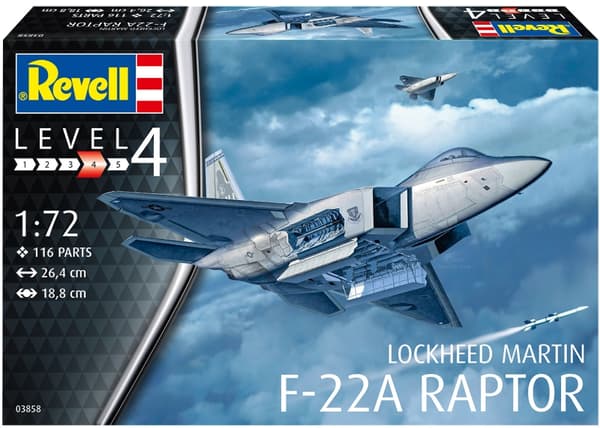 Revell 1:72 - Lockheed Martin F-22A Raptor