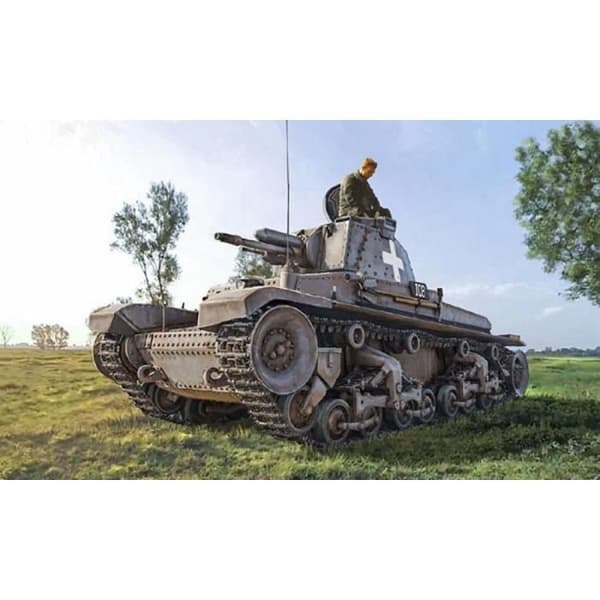 Tankmodell - ITALERI - Panzer 35 (T) - Skala 1:72 - Enfärgad - Från 15 år
