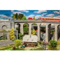 Miniatyrbild 1 av 3: HO-modellering - FALLER - 2-vägs Viaduct Box - Unik kurva - Unik färg