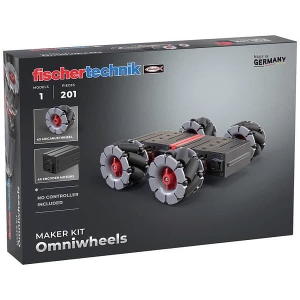 Omniwheels Maker Kit - FISCHER TECHNIK - Kit att montera - 14 år gammal - Blandat