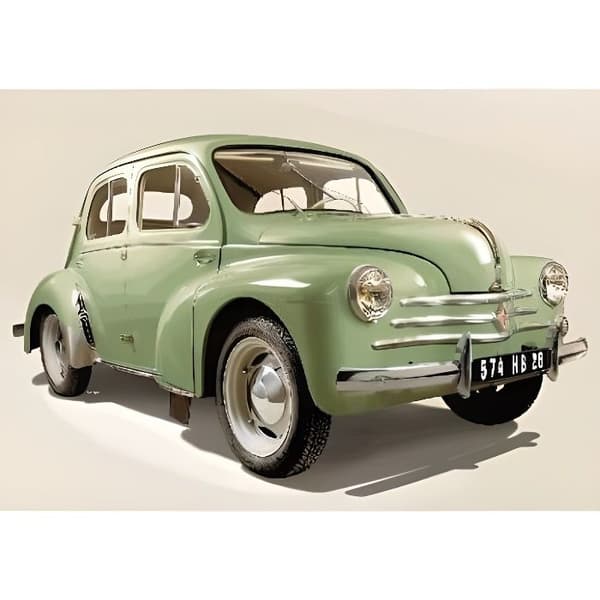 Renault 4 CV grön