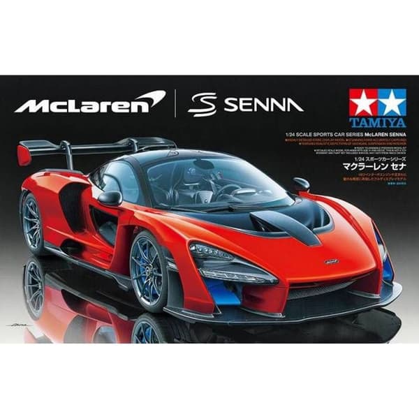 TAMIYA - Modellbil Mclaren Senna |tamiya|24355| 1:24 Modellmodell Tank Promo - Ref : 12040