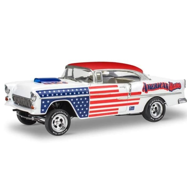 Bilmodell - REVELL - 55 Chevy Bel Air Street Machine - 92 stycken - Plast
