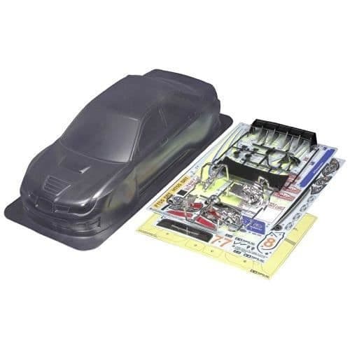 Miniatyrbil - TAMIYA - Impreza WRC - Plast - Blå - 14 år gammal - Interiör - Blandat