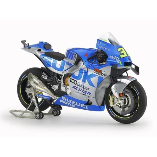 Team Suzuki Ecstar Gsx-rr '20 Motorcykel Model Kit - TAMIYA - Blå - Blandat - Vuxen