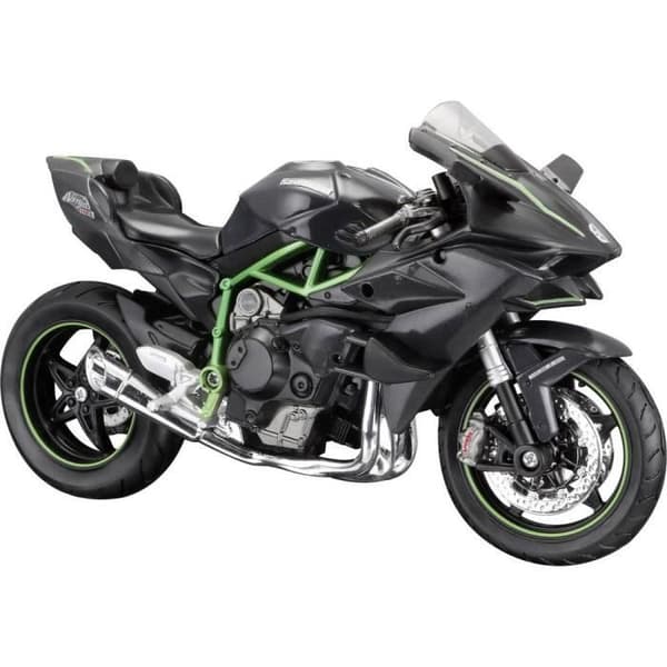 Motorcykelmodell - MAISTO - Kawasaki Ninja H2R - Svart - Vuxen - 1:12