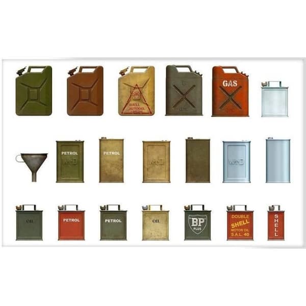 Diorama Model Allies Jerry Cans Set WW2 Miniart 35587 1/35th