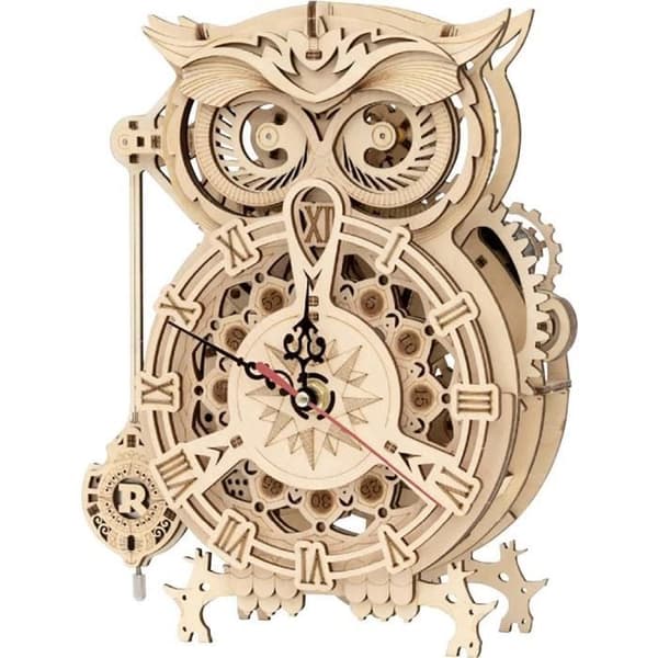 Eulen Watch - PICHLER - Lasercut träkonstruktionskit - Vit - Unisex - Vuxen