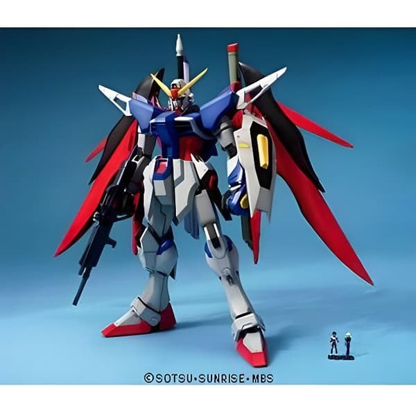 Gundam Destiny - BANDAI - GUNPLA MG Master Grade 1-100 - Plast - Flerfärgad