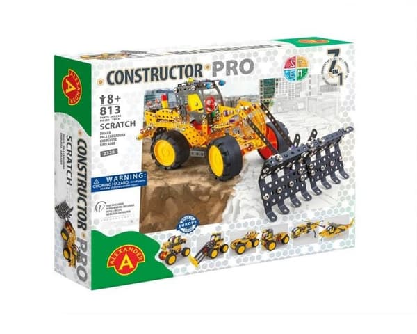 Alexander Toys - Constructor Pro - Scratch Excavator 7 in 1