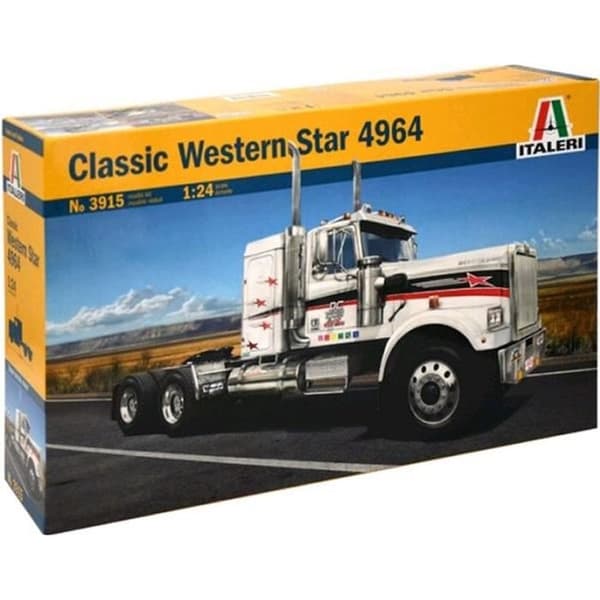 Truck Model Kit - ITALERI - Classic Western Star 4964 - Plast - Unik färg - Interiör