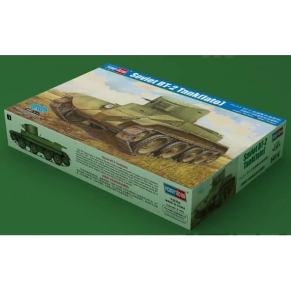 Sovjetisk BT-2 Tank (sen) tankmodell - HOBBY BOSS - 1/35:e