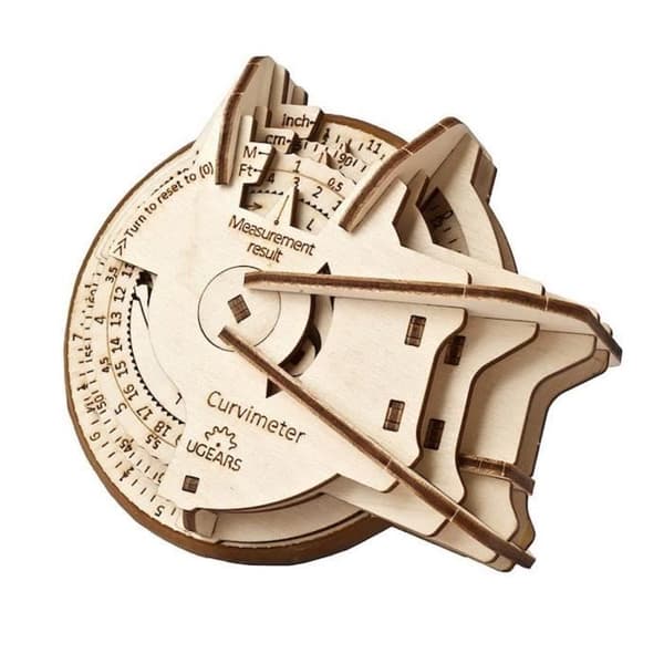 Trämodell - UGEARS - STEM-kurvimeter - 109 stycken - Limfri montering
