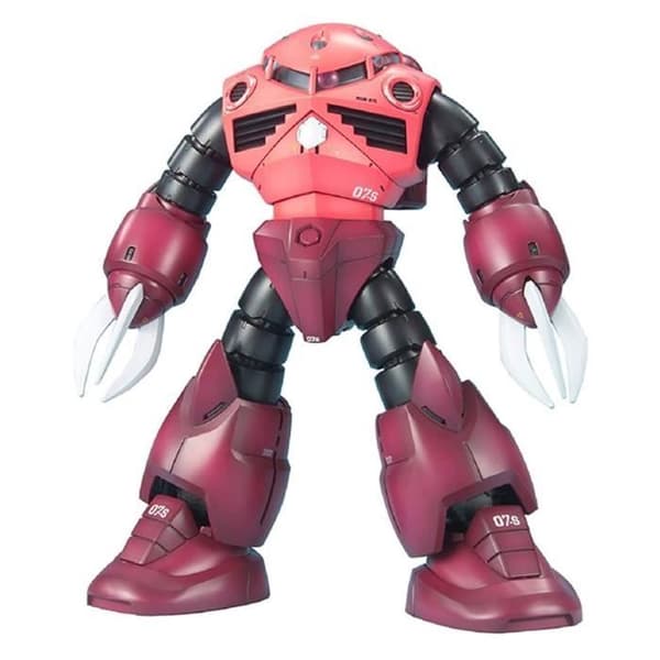 Gundam modellsats - Msm-07 Z'Gok (Char'S Custom) Gunpla MG 1/100 - Bandai Hobby - Vit - Plast