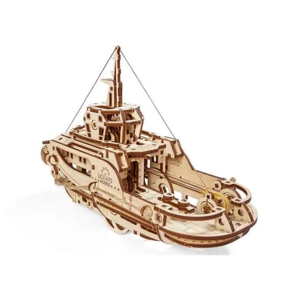 Trämodell - UGEARS - Bogserbåt - 169 stycken - 1:80
