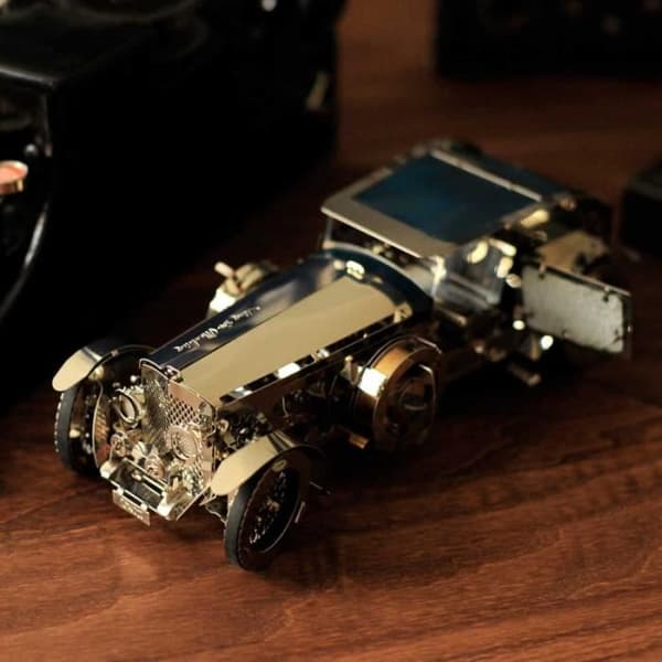Lyxmodell roadster - AC-DÉCO - 21 x 8,5 x 6,5 cm - Silver