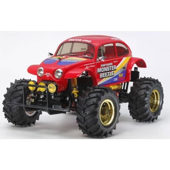 Radiostyrd bil - TAMIYA - Monster Beetle 2015 1/10 - Barn - Exteriör - ABS plast - 14 år