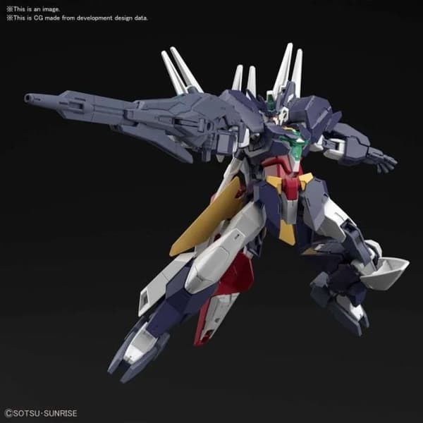 Modell - BANDAI - HG 1-144 - Gundam Build Divers Uraven - 3 Bitar - Snipergeväret