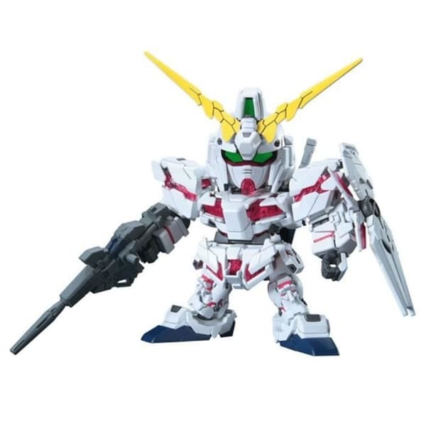 Gundam Model Kit - Bandai Hobby - 360 RX-0 Unicorn Gundam - 8cm - Ledad - SNAPFIT
