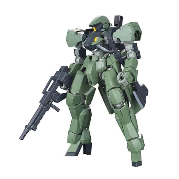 Gundam Model Kit - Bandai Hobby - 002 Graze Standard Typ / Commander Typ Gunpla HG 1/144 - Vit - Barn